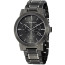 Watch strap Burberry BU9354 Steel Anthracite grey