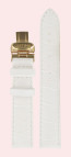 Watch strap Certina C600016531 / C0142173601100A / DS FIRST LADY Leather White 17mm