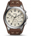 Watch strap Fossil CH3068 Leather Brown