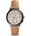 Watch strap Fossil CH3087 Leather Beige 16mm