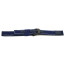 Watch strap Coolwatch CS.248 Leather/Textiles Blue 16mm