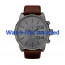 Diesel watch strap DZ4210 Leather Brown 27mm