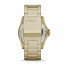 Diesel watch strap DZ1663 Stainless steel Gold 24mm
