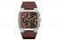 Watch strap Diesel DZ4274 Leather Brown