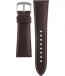 Casio watch strap 10273088 Edifice Leather Brown 25mm + white stitching