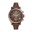 Watch strap Fossil ES4286 Leather Brown 18mm