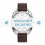 Esprit watch strap ES108172-001 Leather Dark brown