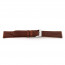 Watch strap Universal F360 Leather Dark brown 18mm