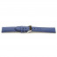 Watch strap F601 Saffiano Leather Blue 18mm + blue stitching