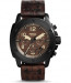 Watch strap Fossil FS5095 Leather Brown 24mm