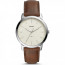 Watch strap Fossil FS5439 Leather Brown 22mm