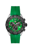 Watch strap Tag Heuer FT8056 Rubber Green 21.5mm