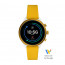 Watch strap Smartwatch Fossil FTW6053 Silicone Yellow 18mm