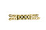 Watch strap Guess GW0294L2 / Mod Steel Gold toned 3mm