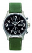 Watch strap Hamilton H717160 / H600.717.172 Canvas Green 22mm