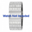 DKNY watch strap NY-3768 Steel Silver 20mm 
