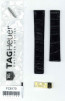 Watch strap Tag Heuer WV2113 / FC6170 Crocodile skin Black 18mm