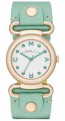 Watch strap Marc by Marc Jacobs MBM1306 Leather Green 24mm