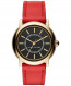 Watch strap Marc by Marc Jacobs MJ1452 Leather Red 18mm