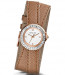 Watch strap Michael Kors MK2338 Leather Beige 12mm