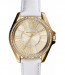 Watch strap Michael Kors MK2394 Leather White 18mm