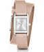 Watch strap Michael Kors MK2440 Leather Beige 14mm