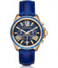 Watch strap Michael Kors MK2450 Leather Blue 20mm