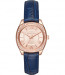Watch strap Michael Kors MK2593 Leather Blue 16mm