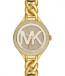 Watch strap Michael Kors MK3474 Steel Gold plated 14mm