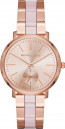 Watch strap Michael Kors MK3661 Steel Rosé 18mm