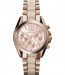 Watch strap Michael Kors MK6066 Stainless steel Rosé 18mm