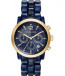 Watch strap Michael Kors MK6236 Plastic Blue 22mm