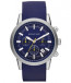 Watch strap Michael Kors MK8240 Silicone Blue 22mm