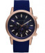 Watch strap Michael Kors MK8410 Silicone Blue 22mm