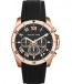 Watch strap Michael Kors MK8436 Silicone Black 24mm