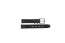 Watch strap DKNY NY2373 Leather Black 17mm