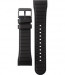 Watch strap Pulsar PQ2017X1 Rubber Black 24mm