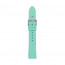Watch strap Fossil S181407 Silicone Mint green 18mm