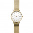 Watch strap Skagen SKW2713 Steel Gold plated 16mm