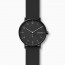 Watch strap Skagen SKW6544	 Silicone Black 20mm