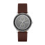 Watch strap Skagen SKW6941 Leather Brown 20mm
