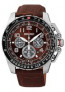 Watch strap Seiko SSC279 Leather Brown 22mm