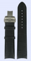 Watch strap Tissot T0354281605100A / T600041201 Leather Black 22mm
