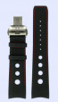 Watch strap Tissot T0794272605700A Leather Black