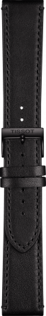 Watch strap Tissot T600040545 Leather Black 21mm