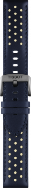 Watch strap Tissot T1166173604701 / T600044072 Leather Blue 22mm