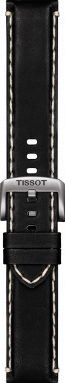 Watch strap Tissot T1256171605100 / T600044982 Leather Black 22mm