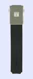 Watch strap Tissot T603013662 Rubber Black