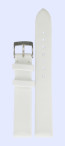 Watch strap Tissot T603026948 Leather/Plastic White 15mm