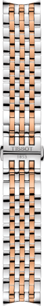 Watch strap Tissot T0639072203801A / T063907 / T605043232 Stainless steel Bi-color